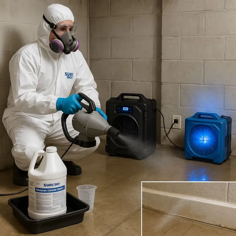Sanitization and Odor Removal process in Orangevale, CA